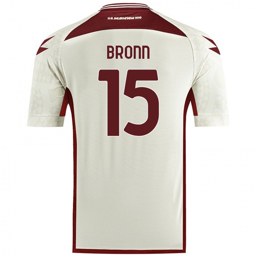 Herren Dylan Bronn #15 Cremefarben Auswärtstrikot Trikot 2024/25 T-Shirt Österreich