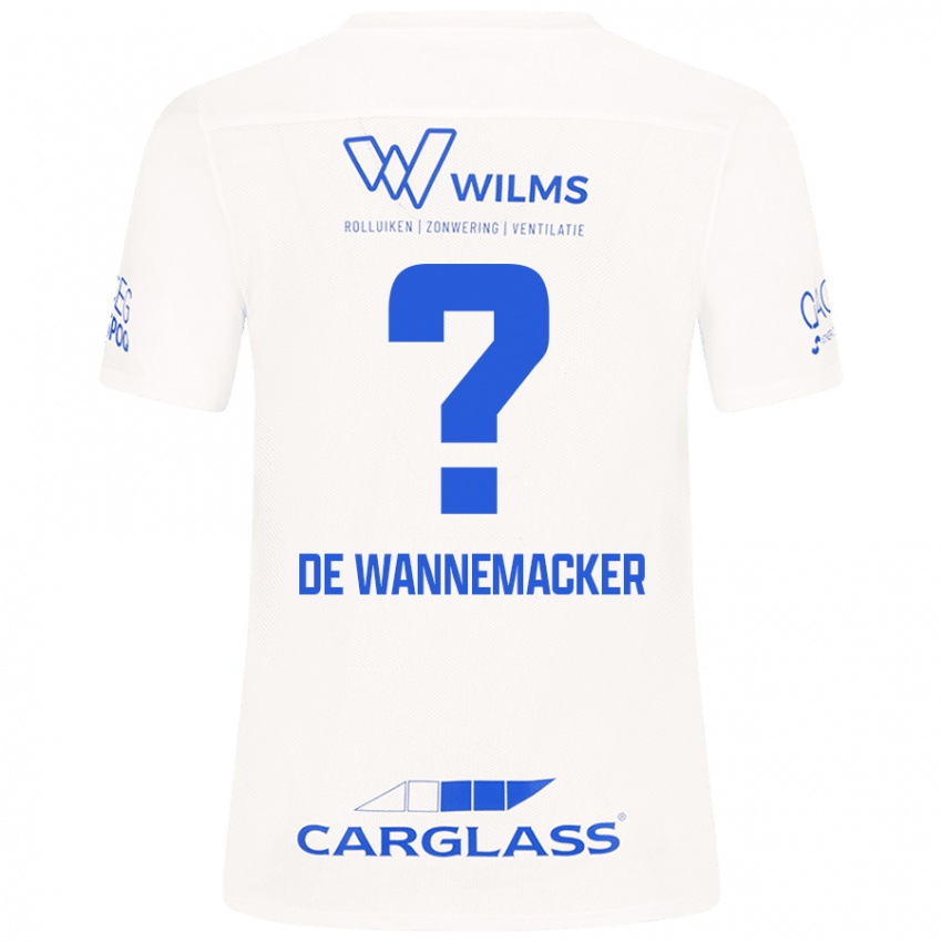 Herren August De Wannemacker #0 Weiß Auswärtstrikot Trikot 2024/25 T-Shirt Österreich