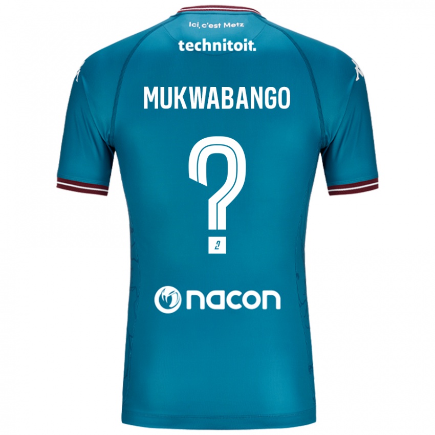 Herren Bénit Mukwabango #0 Blau Petrol Auswärtstrikot Trikot 2024/25 T-Shirt Österreich