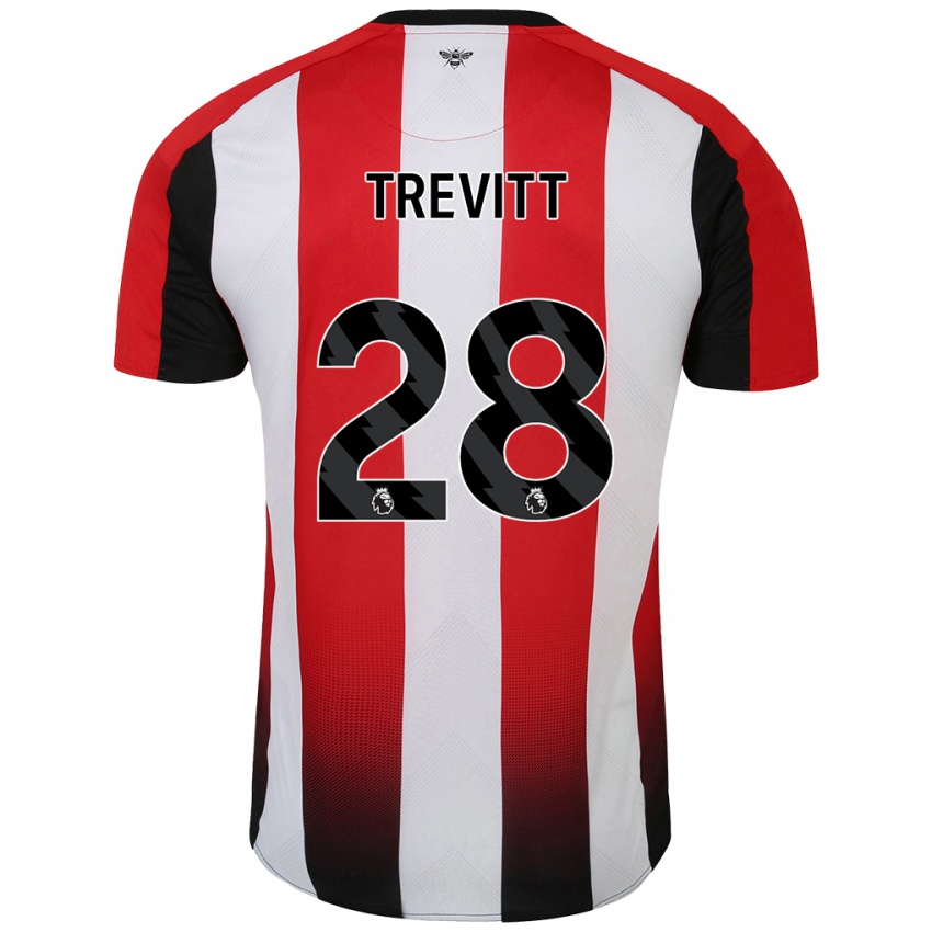 Damen Ryan Trevitt #28 Rot Weiß Heimtrikot Trikot 2024/25 T-Shirt Österreich