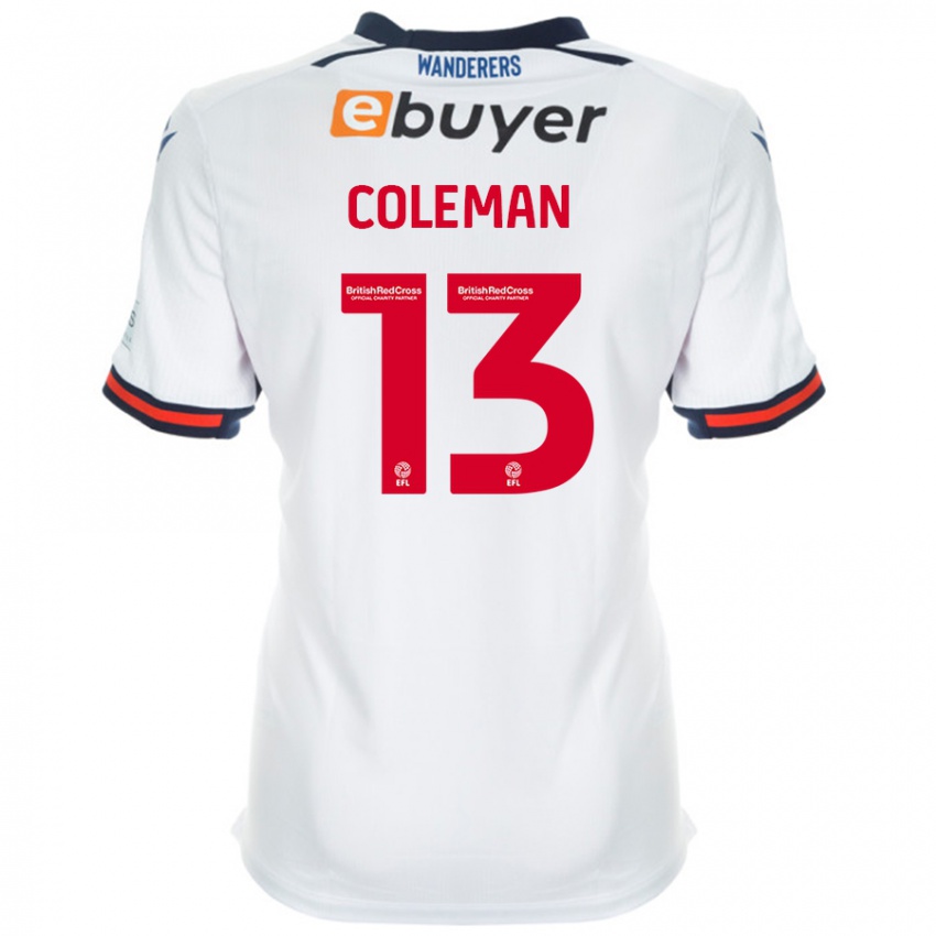 Damen Joel Coleman #13 Weiß Heimtrikot Trikot 2024/25 T-Shirt Österreich