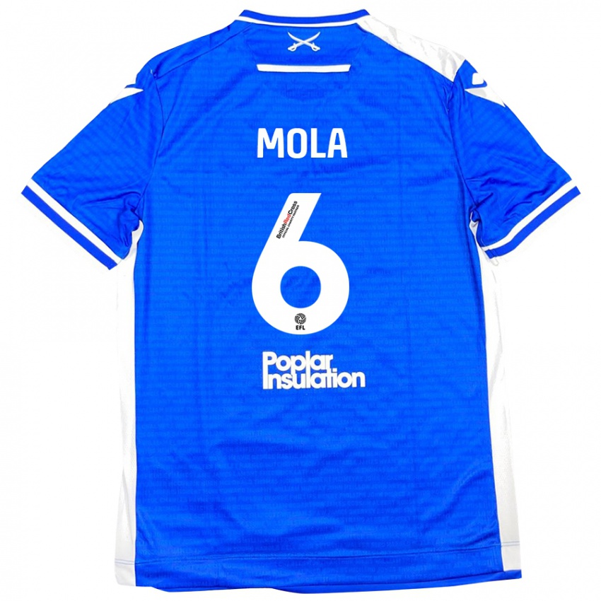 Damen Clinton Mola #6 Blau Weiß Heimtrikot Trikot 2024/25 T-Shirt Österreich