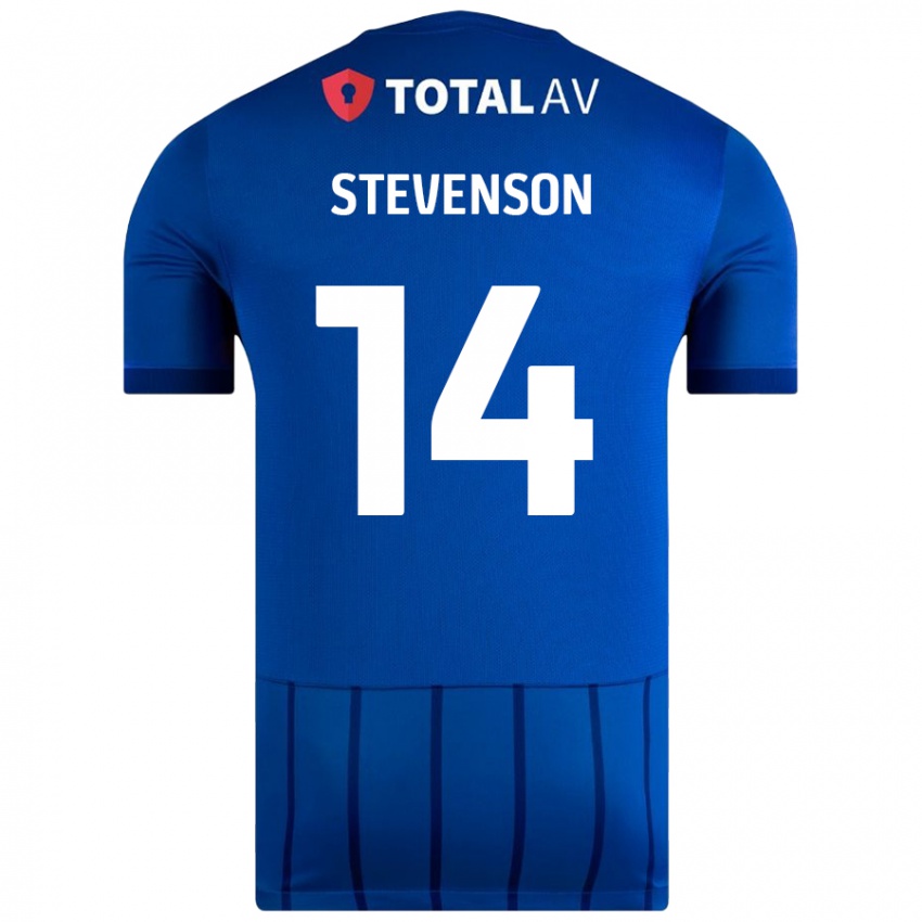 Damen Ben Stevenson #14 Blau Heimtrikot Trikot 2024/25 T-Shirt Österreich