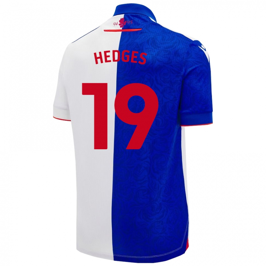 Damen Ryan Hedges #19 Himmelblau Weiß Heimtrikot Trikot 2024/25 T-Shirt Österreich