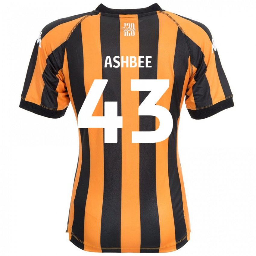 Damen Stanley Ashbee #43 Schwarz Bernstein Heimtrikot Trikot 2024/25 T-Shirt Österreich