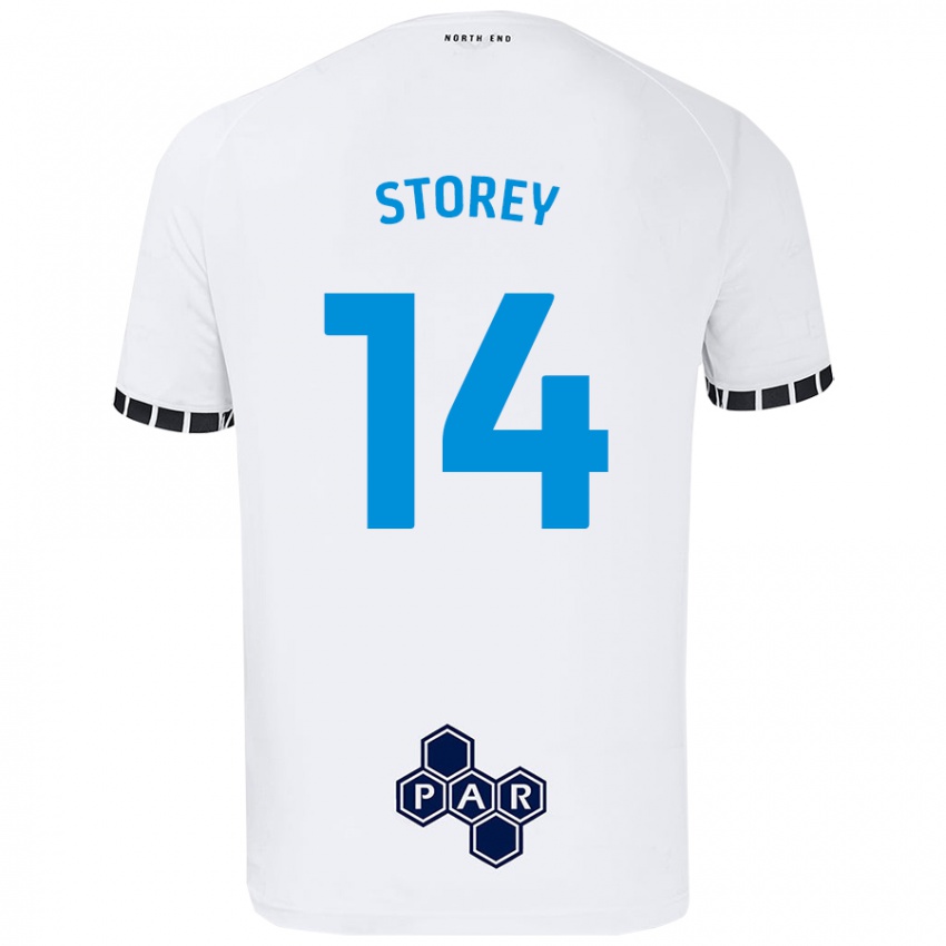 Damen Jordan Storey #14 Weiß Heimtrikot Trikot 2024/25 T-Shirt Österreich