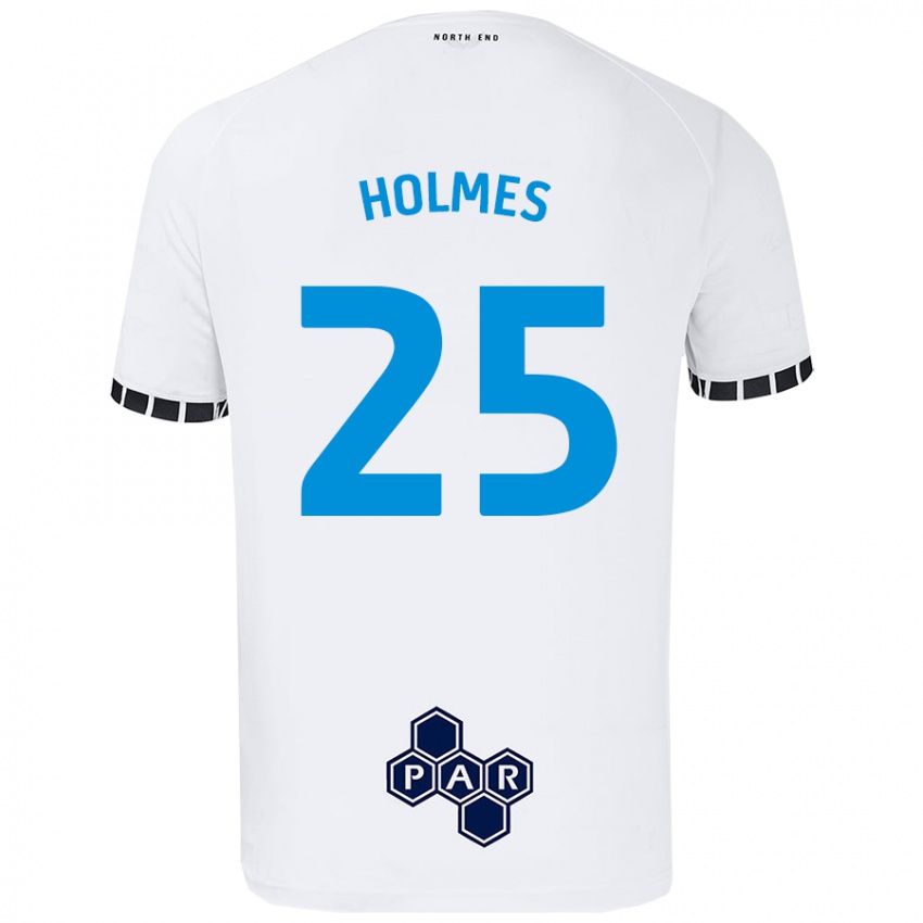 Damen Duane Holmes #25 Weiß Heimtrikot Trikot 2024/25 T-Shirt Österreich