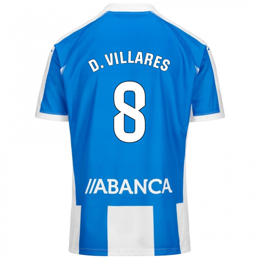 Damen Diego Villares #8 Blau Weiß Heimtrikot Trikot 2024/25 T-Shirt Österreich