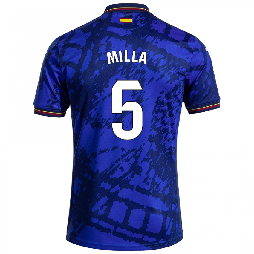 Damen Luis Milla #5 Dunkleres Blau Heimtrikot Trikot 2024/25 T-Shirt Österreich