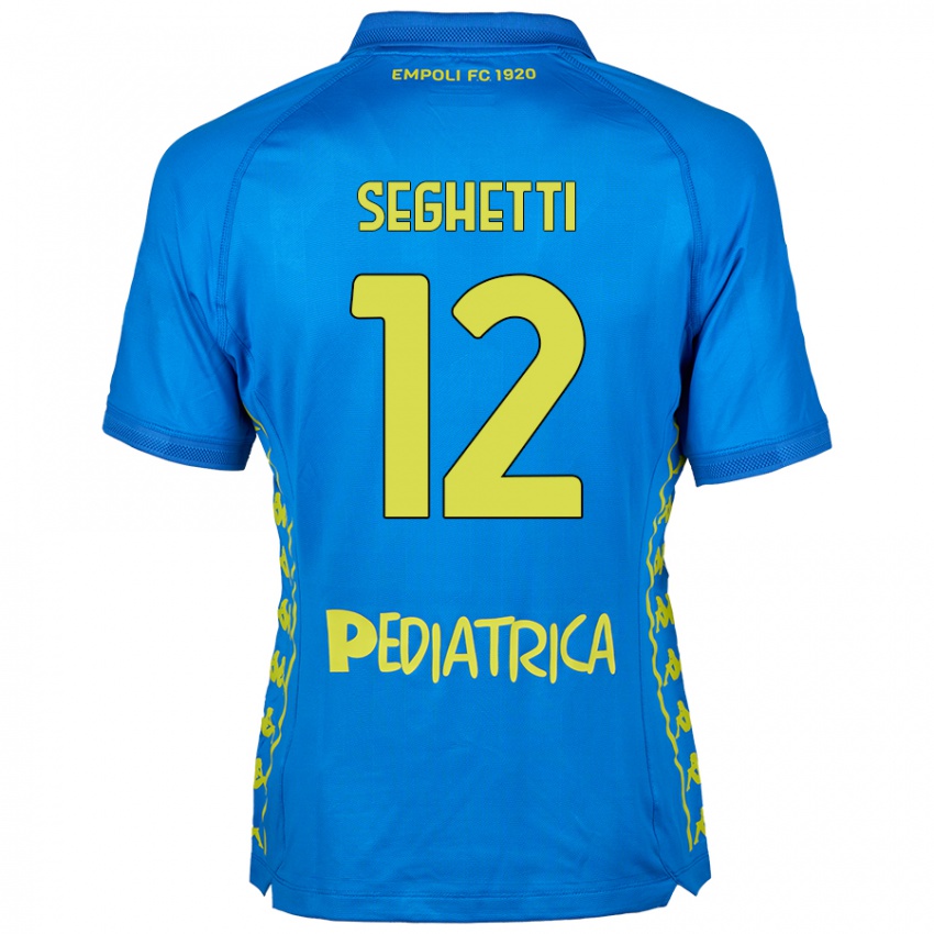 Damen Jacopo Seghetti #12 Blau Heimtrikot Trikot 2024/25 T-Shirt Österreich