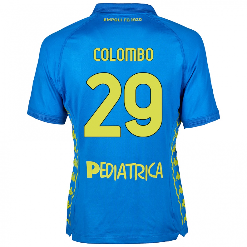 Damen Lorenzo Colombo #29 Blau Heimtrikot Trikot 2024/25 T-Shirt Österreich