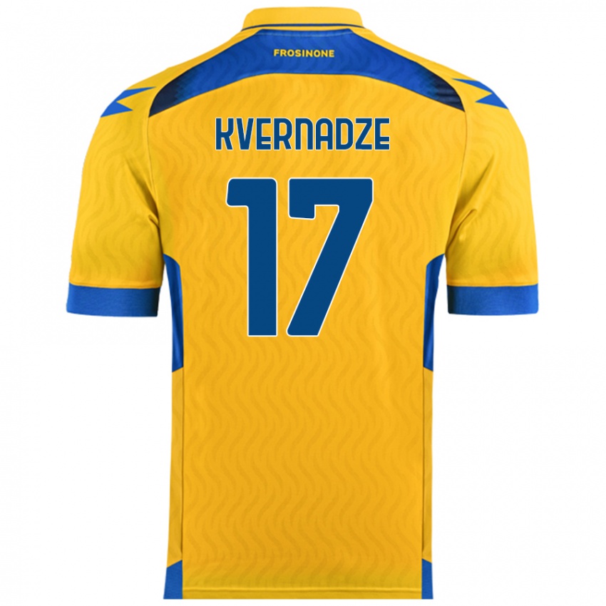 Damen Giorgi Kvernadze #17 Gelb Heimtrikot Trikot 2024/25 T-Shirt Österreich