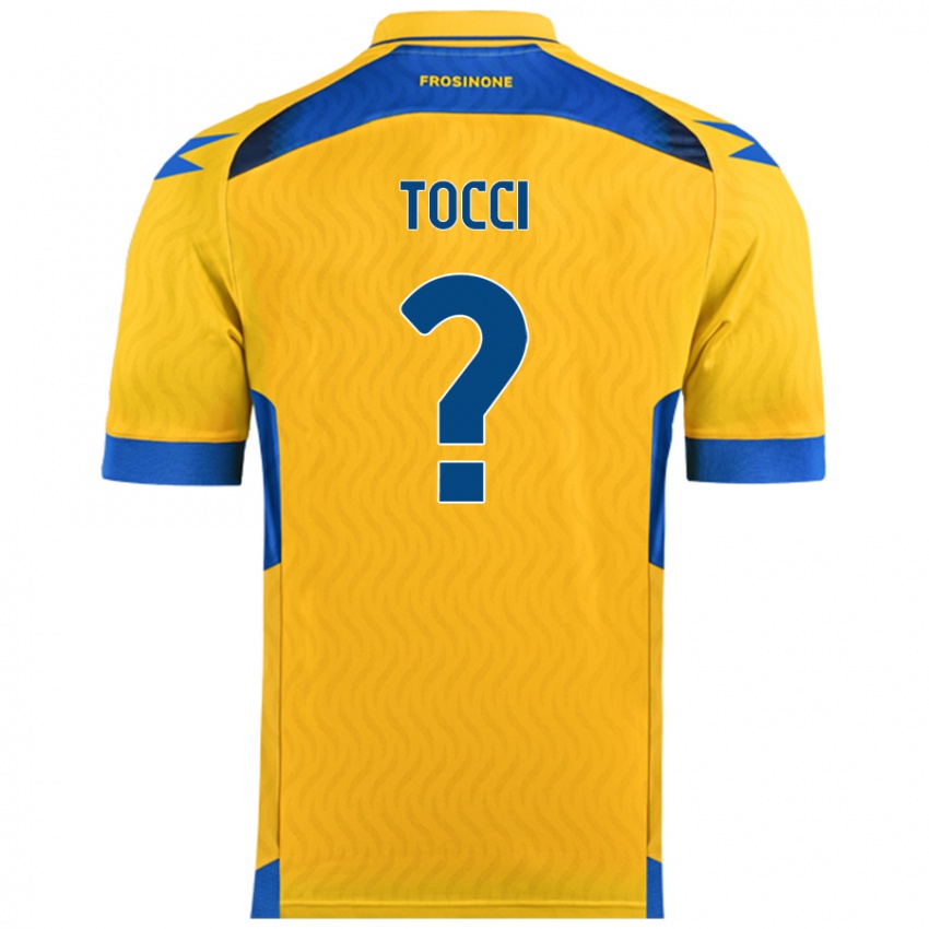 Damen Federico Tocci #0 Gelb Heimtrikot Trikot 2024/25 T-Shirt Österreich