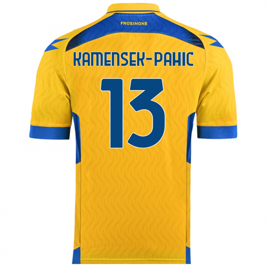 Damen Matjaz Kamensek-Pahic #13 Gelb Heimtrikot Trikot 2024/25 T-Shirt Österreich