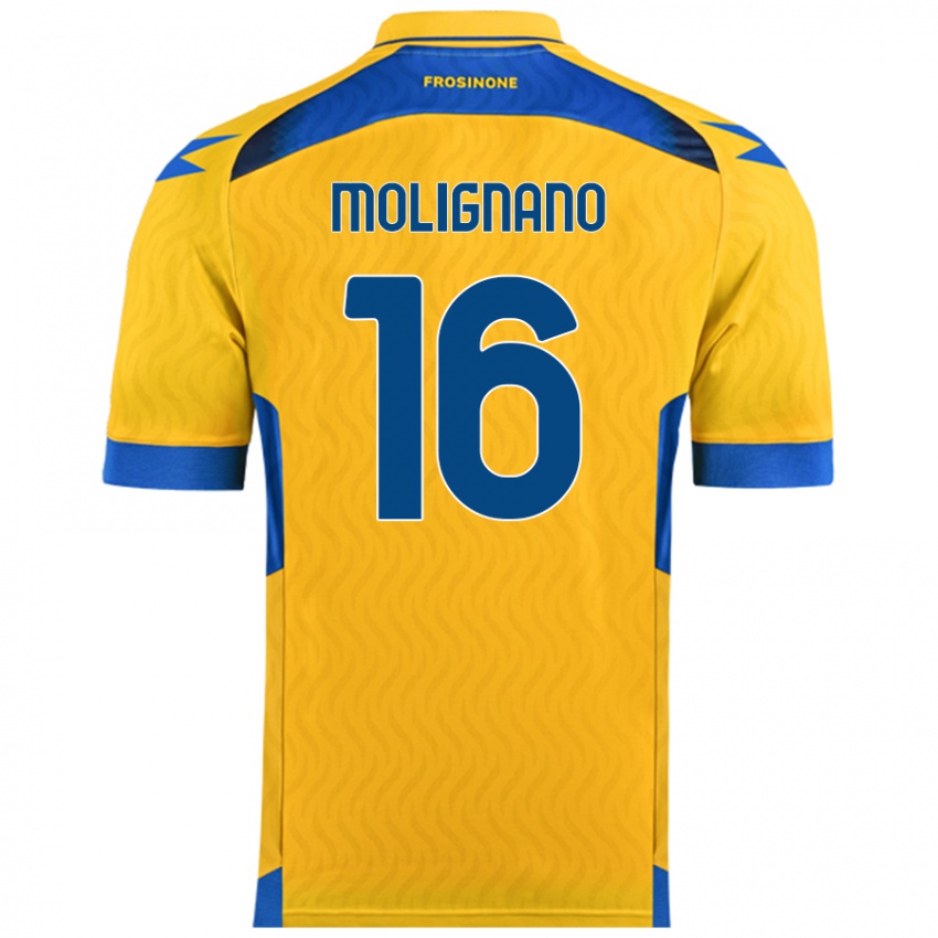 Damen Gaetano Molignano #16 Gelb Heimtrikot Trikot 2024/25 T-Shirt Österreich