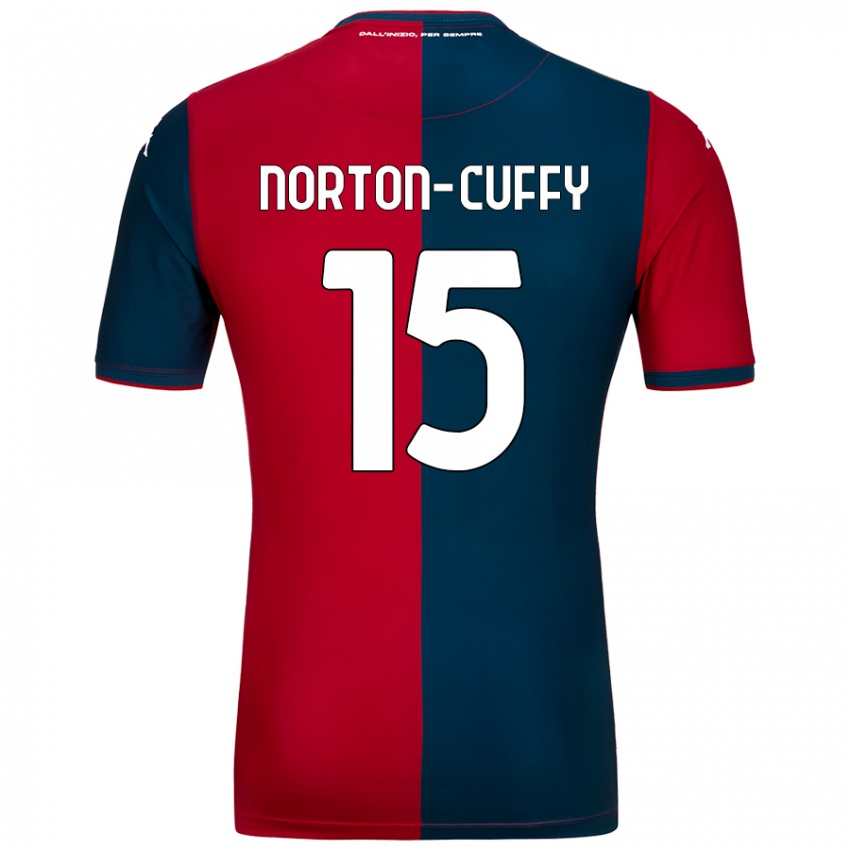 Damen Brooke Norton-Cuffy #15 Rot Dunkelblau Heimtrikot Trikot 2024/25 T-Shirt Österreich