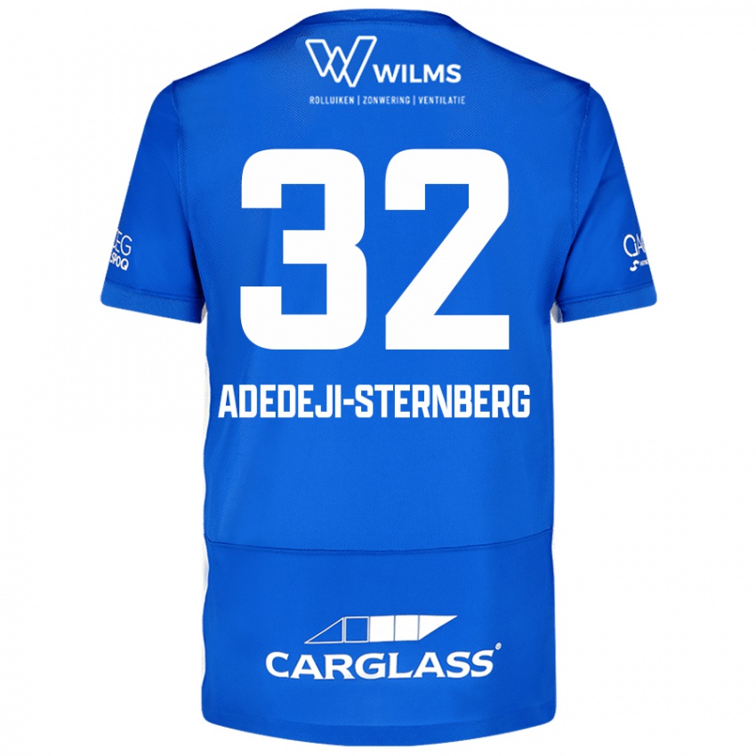 Damen Noah Adedeji-Sternberg #32 Blau Heimtrikot Trikot 2024/25 T-Shirt Österreich