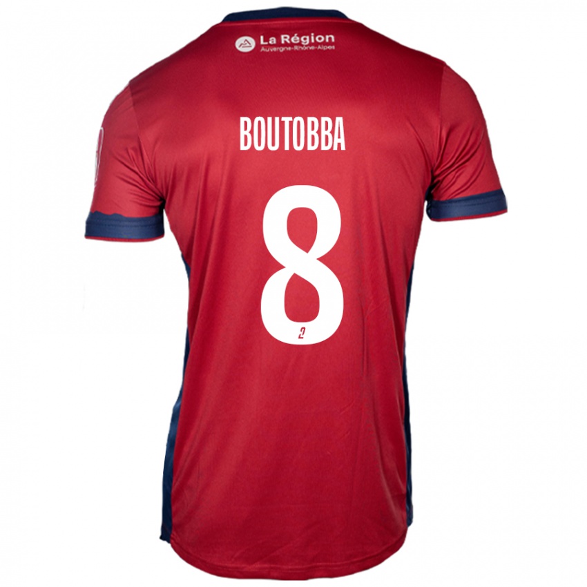 Damen Bilal Boutobba #8 Hellburgunderrot Heimtrikot Trikot 2024/25 T-Shirt Österreich