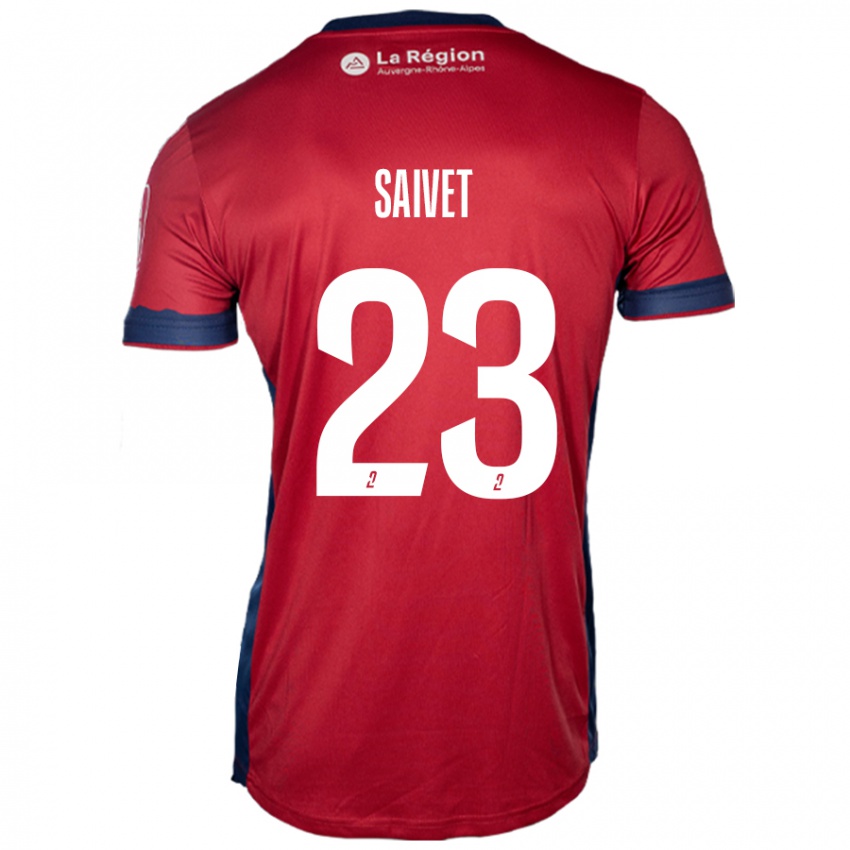 Damen Henri Saivet #23 Hellburgunderrot Heimtrikot Trikot 2024/25 T-Shirt Österreich