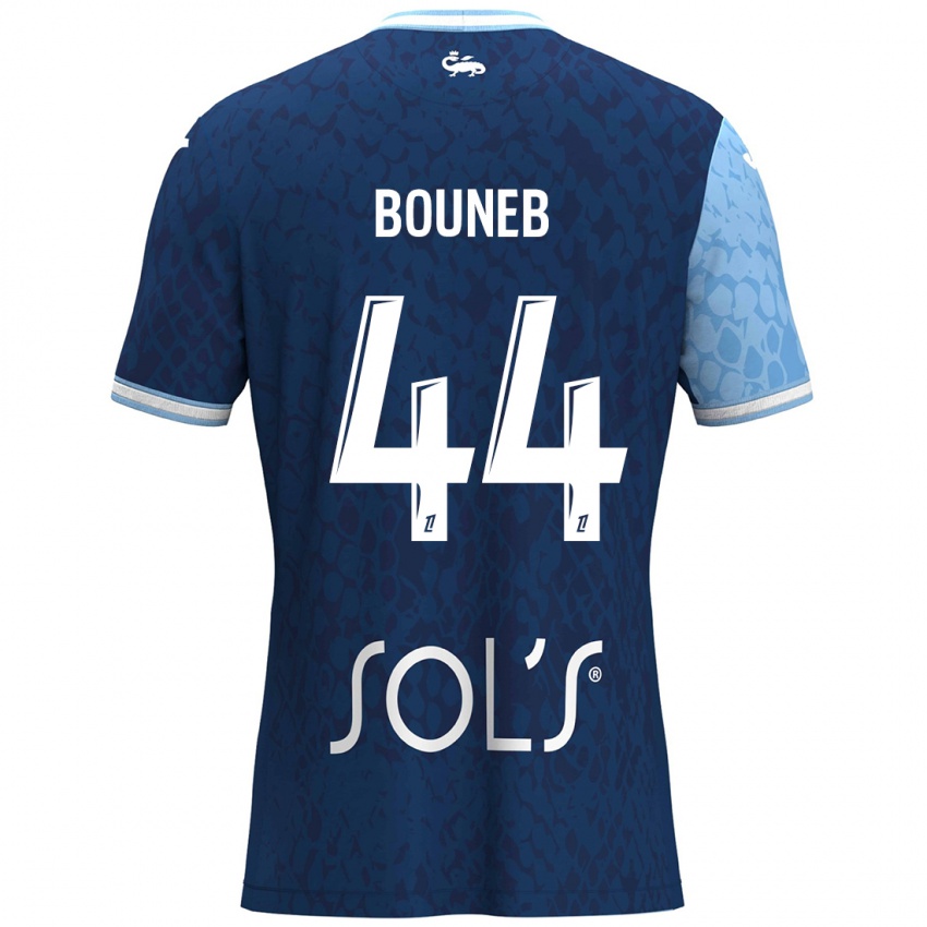 Damen Ismaïl Bouneb #44 Himmelblau Dunkelblau Heimtrikot Trikot 2024/25 T-Shirt Österreich