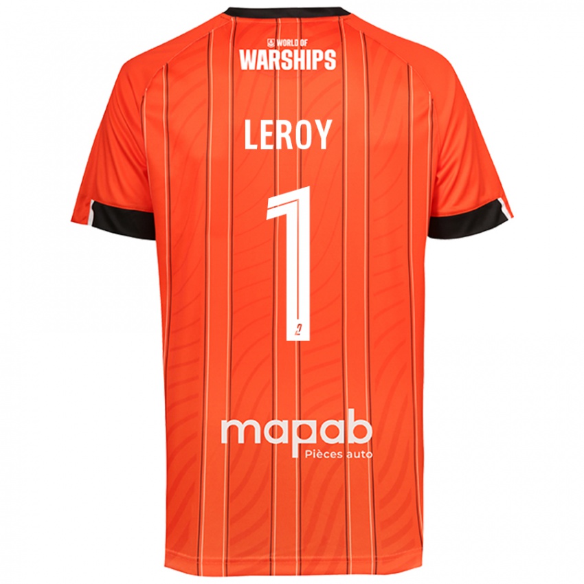 Damen Benjamin Leroy #1 Orange Heimtrikot Trikot 2024/25 T-Shirt Österreich