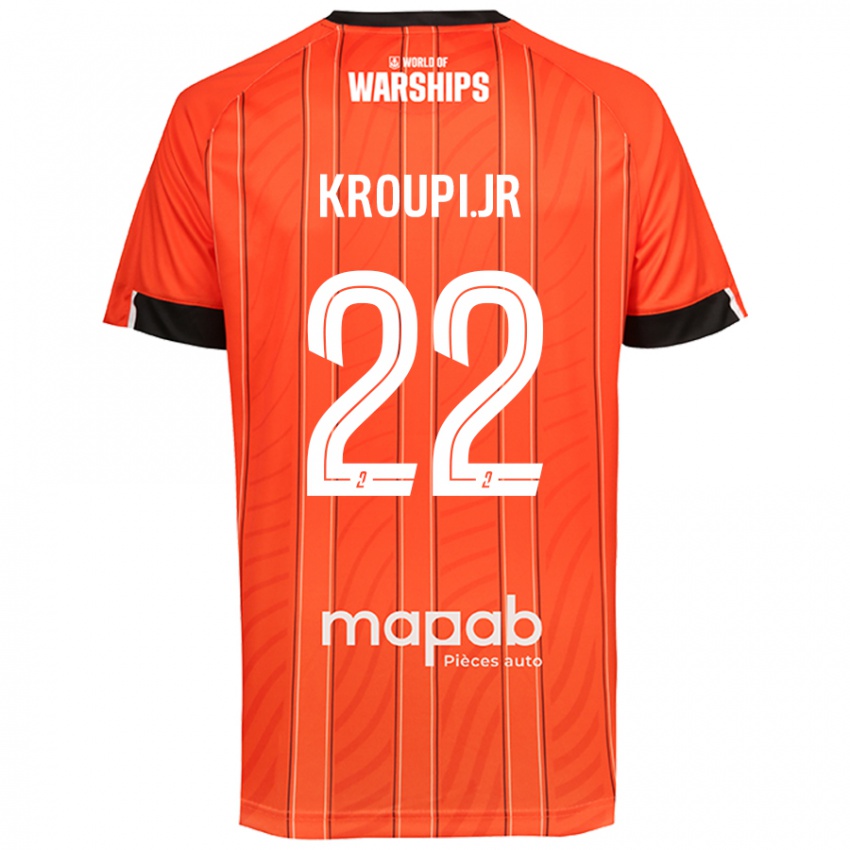 Damen Eli Junior Kroupi #22 Orange Heimtrikot Trikot 2024/25 T-Shirt Österreich