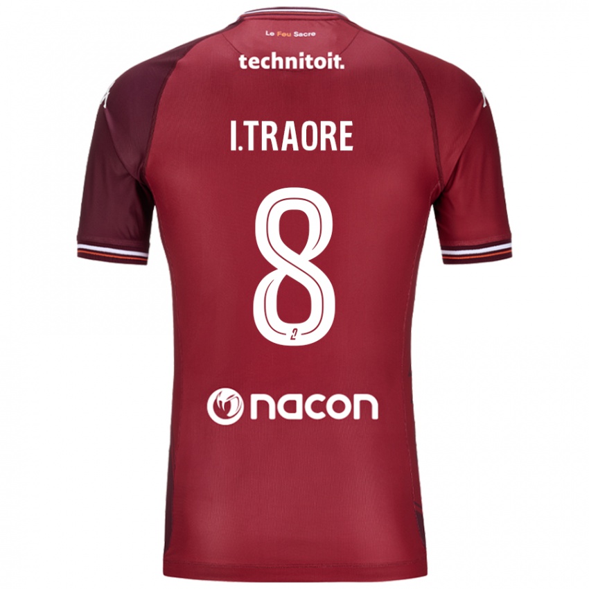 Damen Ismaël Traoré #8 Rot Granata Heimtrikot Trikot 2024/25 T-Shirt Österreich