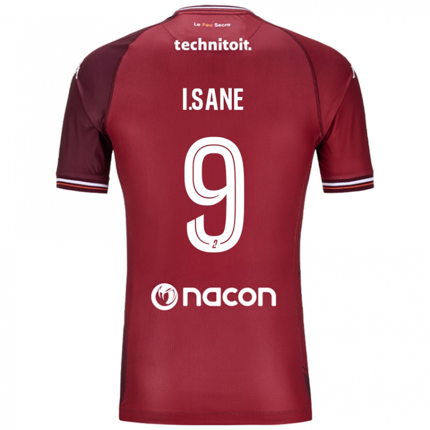 Damen Ibou Sané #9 Rot Granata Heimtrikot Trikot 2024/25 T-Shirt Österreich