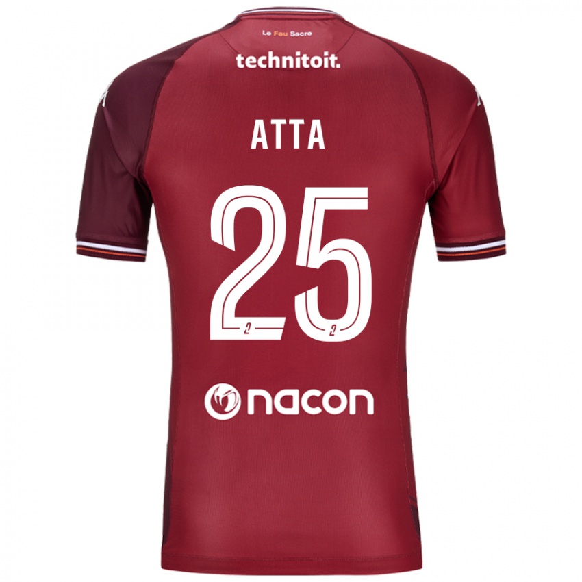 Damen Arthur Atta #25 Rot Granata Heimtrikot Trikot 2024/25 T-Shirt Österreich