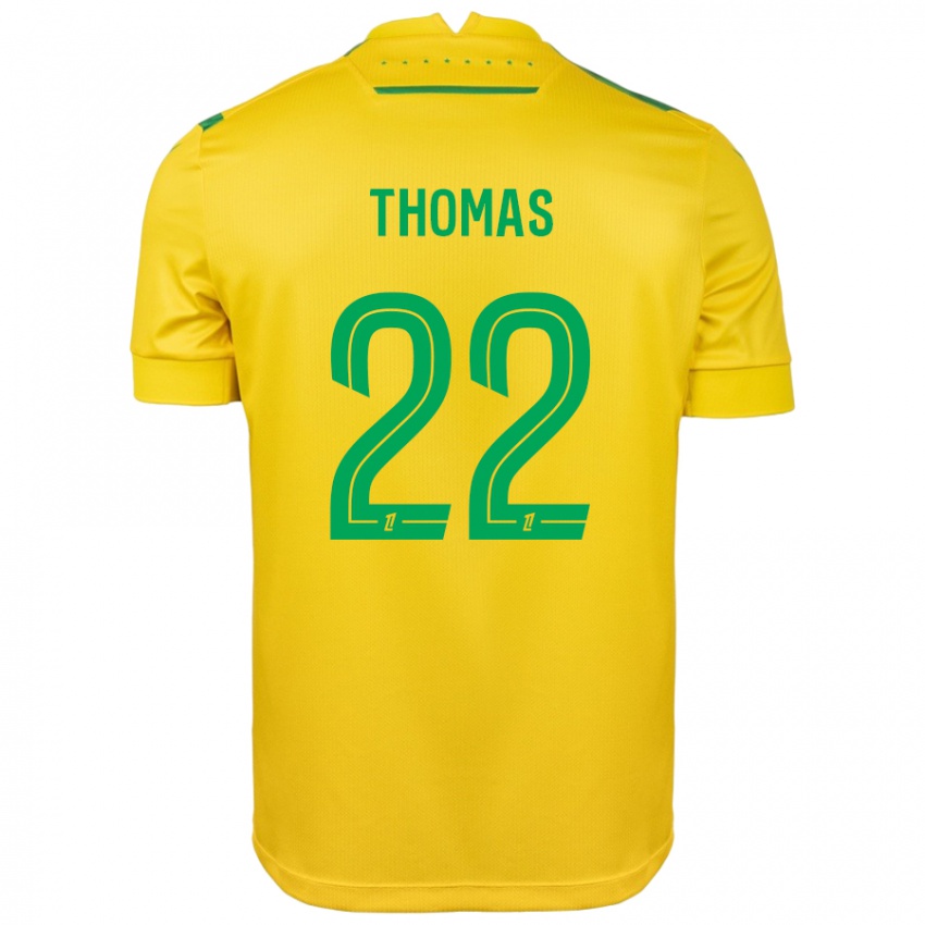 Damen Sorba Thomas #22 Gelb Grün Heimtrikot Trikot 2024/25 T-Shirt Österreich