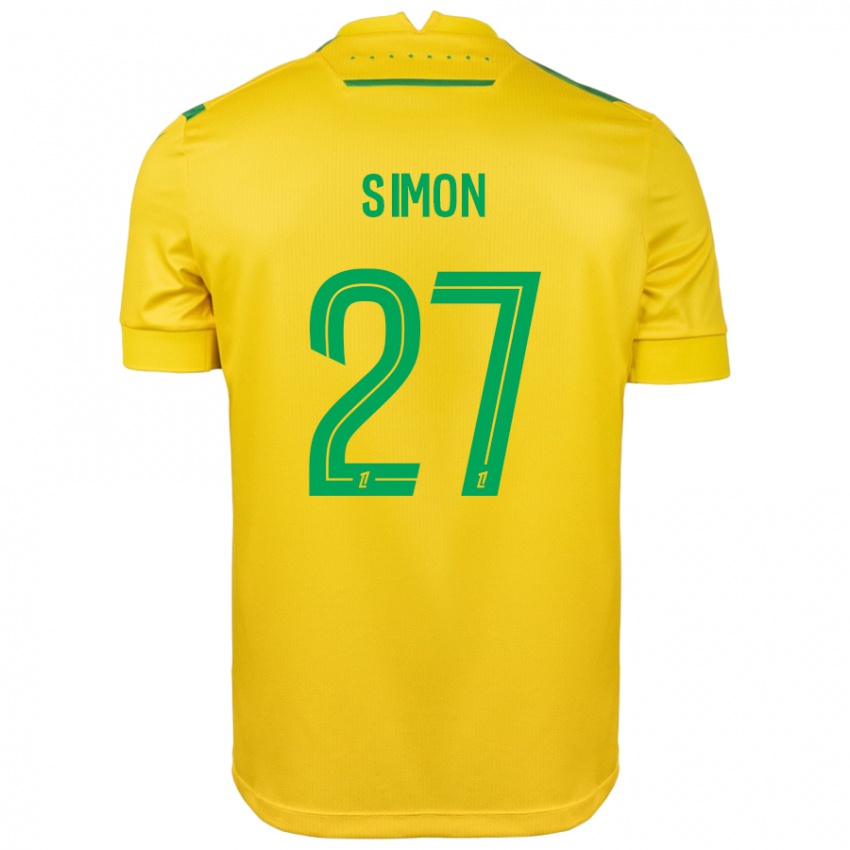 Damen Moses Simon #27 Gelb Grün Heimtrikot Trikot 2024/25 T-Shirt Österreich