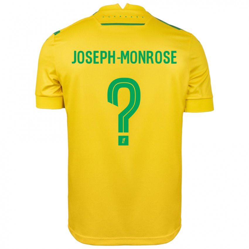 Damen Florian Joseph-Monrose #0 Gelb Grün Heimtrikot Trikot 2024/25 T-Shirt Österreich