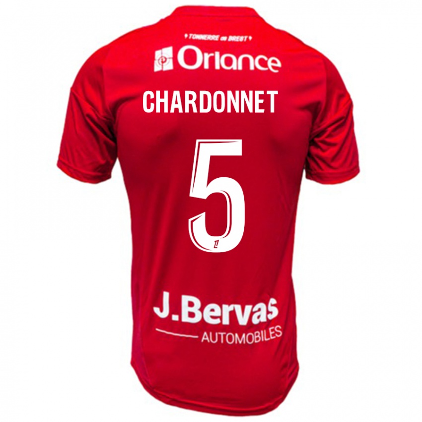 Damen Brendan Chardonnet #5 Rot Weiß Heimtrikot Trikot 2024/25 T-Shirt Österreich