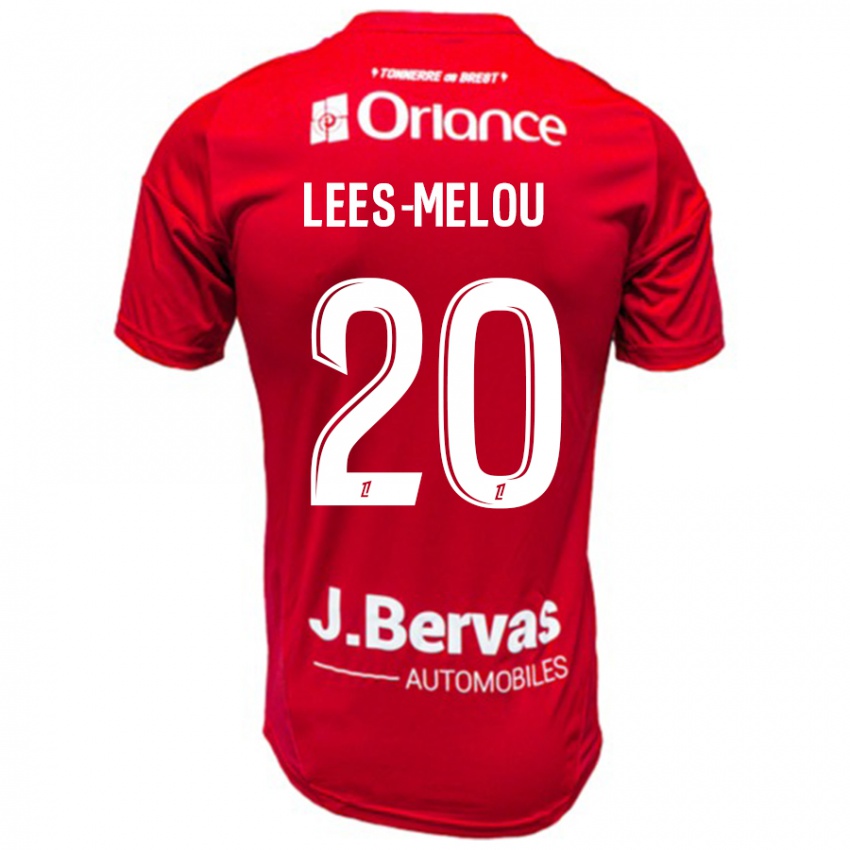 Damen Pierre Lees-Melou #20 Rot Weiß Heimtrikot Trikot 2024/25 T-Shirt Österreich