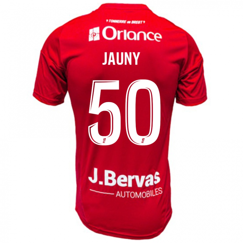 Damen Noah Jauny #50 Rot Weiß Heimtrikot Trikot 2024/25 T-Shirt Österreich