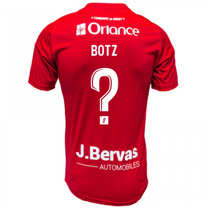 Damen Léo Botz #0 Rot Weiß Heimtrikot Trikot 2024/25 T-Shirt Österreich