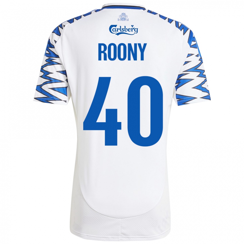 Damen Roony Bardghji #40 Weiß Himmelblau Heimtrikot Trikot 2024/25 T-Shirt Österreich