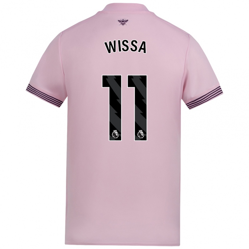 Damen Yoane Wissa #11 Rosa Auswärtstrikot Trikot 2024/25 T-Shirt Österreich