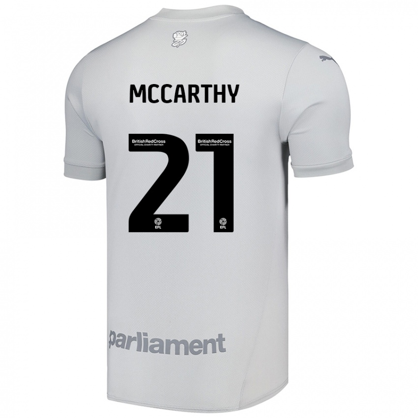 Damen Conor Mccarthy #21 Silbergrau Auswärtstrikot Trikot 2024/25 T-Shirt Österreich