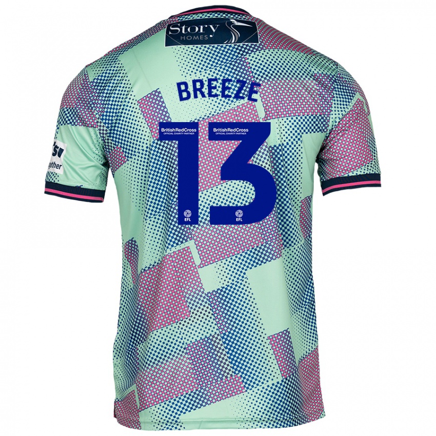 Damen Gabriel Breeze #13 Grün Auswärtstrikot Trikot 2024/25 T-Shirt Österreich