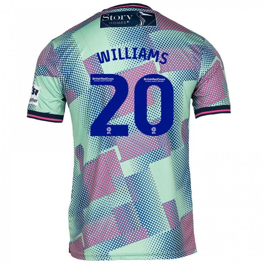 Damen Ben Williams #20 Grün Auswärtstrikot Trikot 2024/25 T-Shirt Österreich