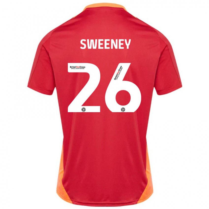 Damen Pierce Sweeney #26 Blau Cremeweiß Auswärtstrikot Trikot 2024/25 T-Shirt Österreich