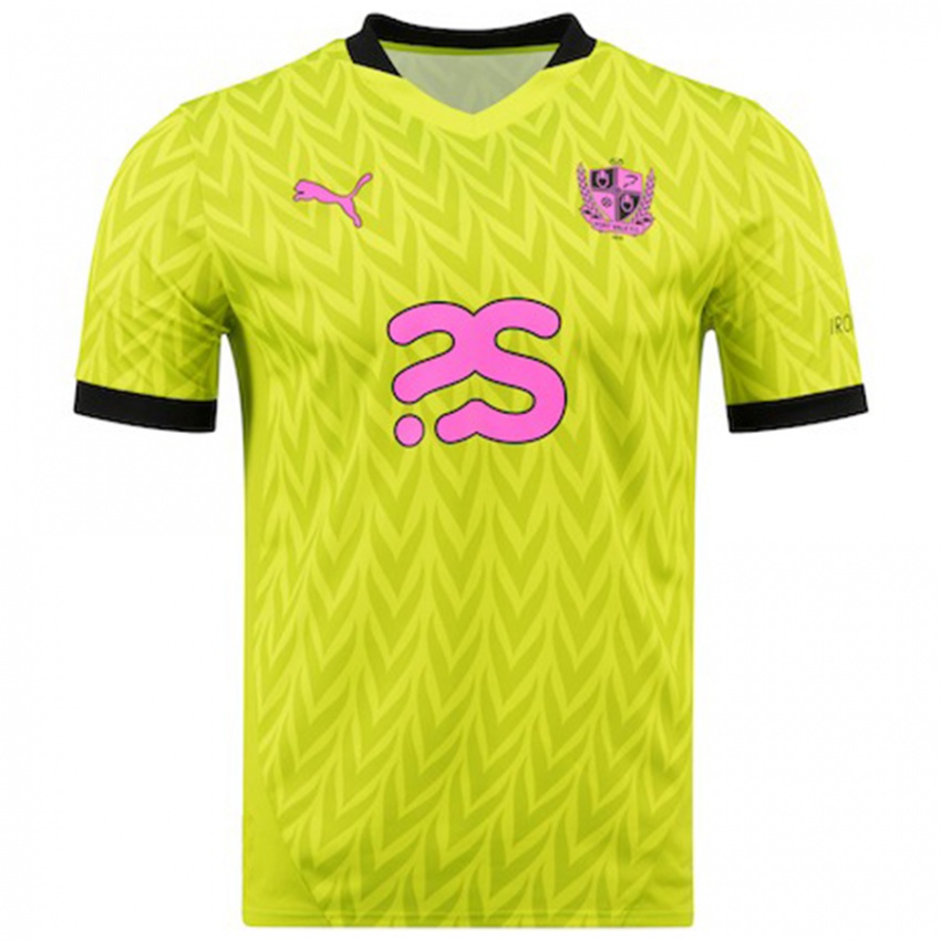 Damen Logan Cousins #32 Fluoreszierend Grün Auswärtstrikot Trikot 2024/25 T-Shirt Österreich