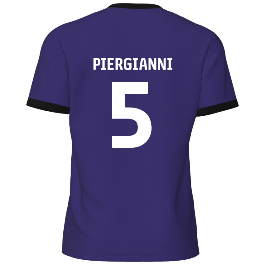 Damen Carl Piergianni #5 Lila Auswärtstrikot Trikot 2024/25 T-Shirt Österreich