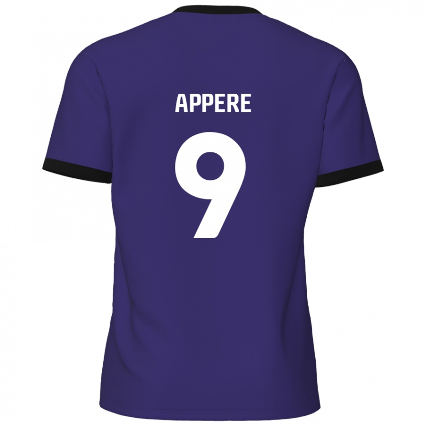 Damen Louis Appéré #9 Lila Auswärtstrikot Trikot 2024/25 T-Shirt Österreich