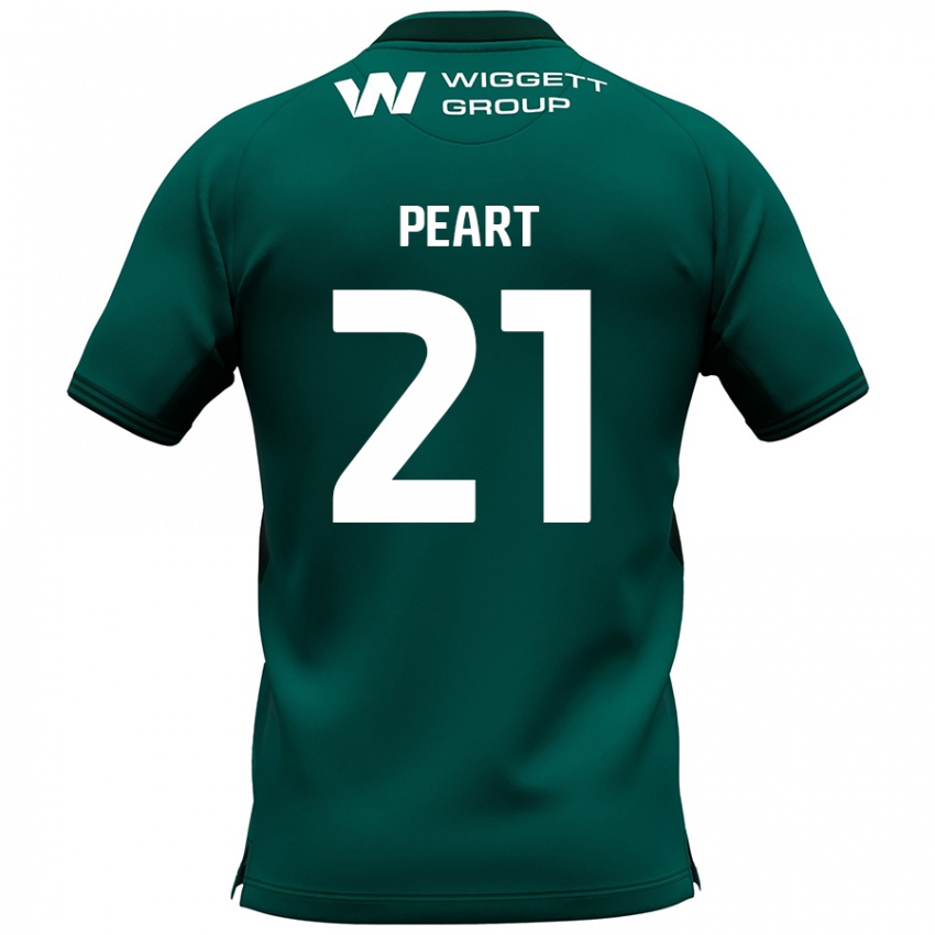 Damen Kalani Peart #21 Grün Auswärtstrikot Trikot 2024/25 T-Shirt Österreich