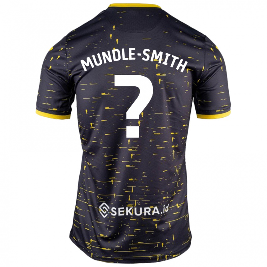 Damen Errol Mundle-Smith #0 Schwarz Gelb Auswärtstrikot Trikot 2024/25 T-Shirt Österreich