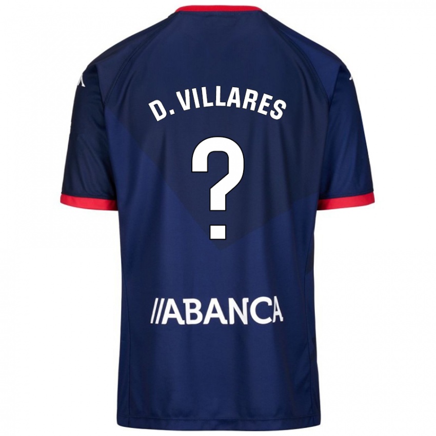 Damen Diego Villares #8 Marineblau Auswärtstrikot Trikot 2024/25 T-Shirt Österreich