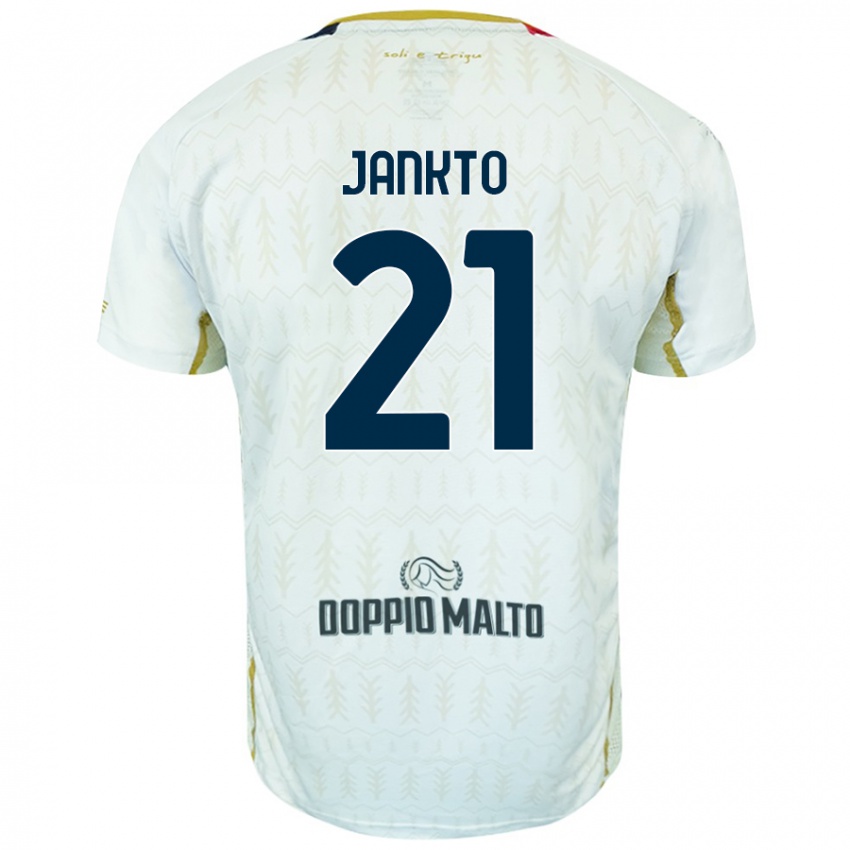 Damen Jakub Jankto #21 Weiß Auswärtstrikot Trikot 2024/25 T-Shirt Österreich