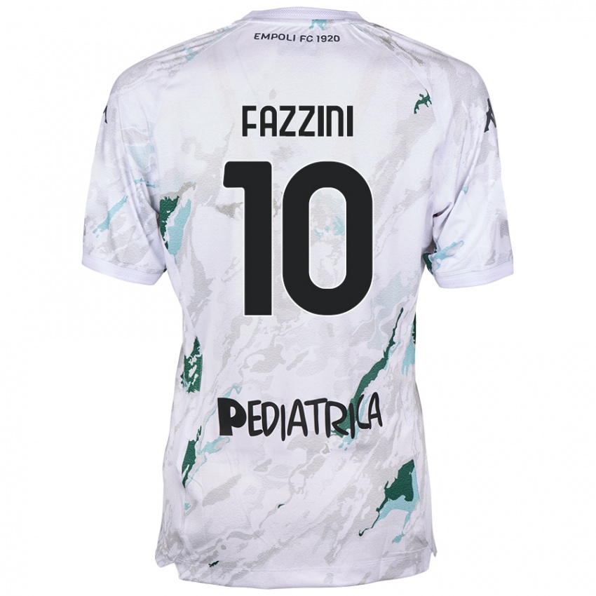 Damen Jacopo Fazzini #10 Grau Auswärtstrikot Trikot 2024/25 T-Shirt Österreich